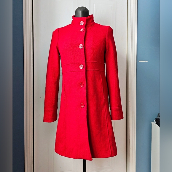 Jackets & Blazers - GUC Wool Red Coat